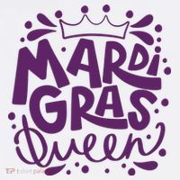 Mardi Gras Queen Celebration Women's Long Sleeve Shirt thumb 2