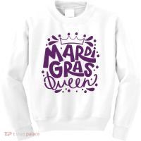 Mardi Gras Queen Celebration Kids Sweatshirt thumb 0