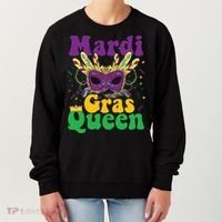 Mardi Gras Queen Funny Costume Mardi Gras Women's Sweatshirt thumb 0