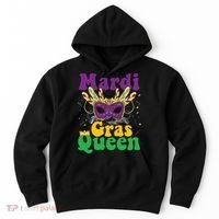 Mardi Gras Queen Funny Costume Mardi Gras Hoodie thumb 0