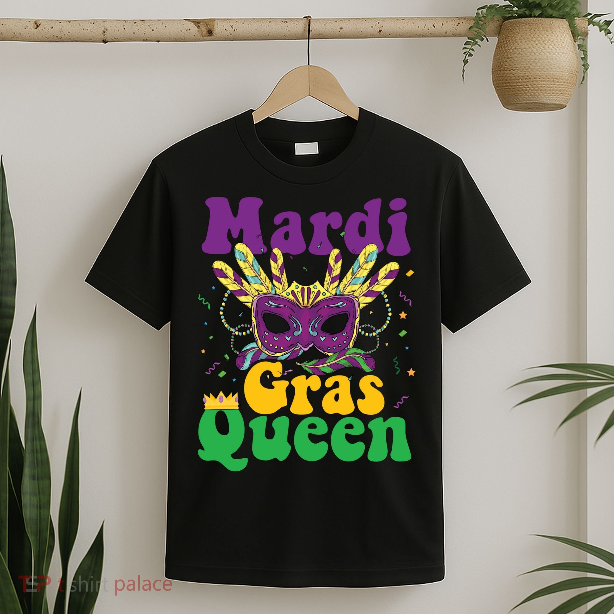 Mardi Gras Queen Funny Costume Mardi Gras T-Shirt