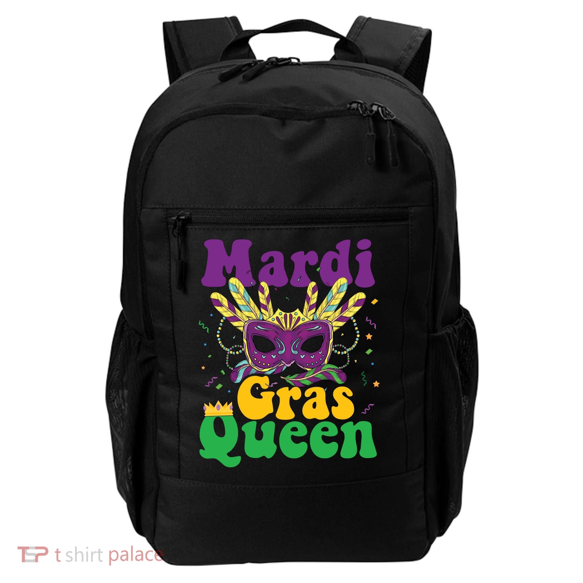 Mardi Gras Queen Funny Costume Mardi Gras Backpack