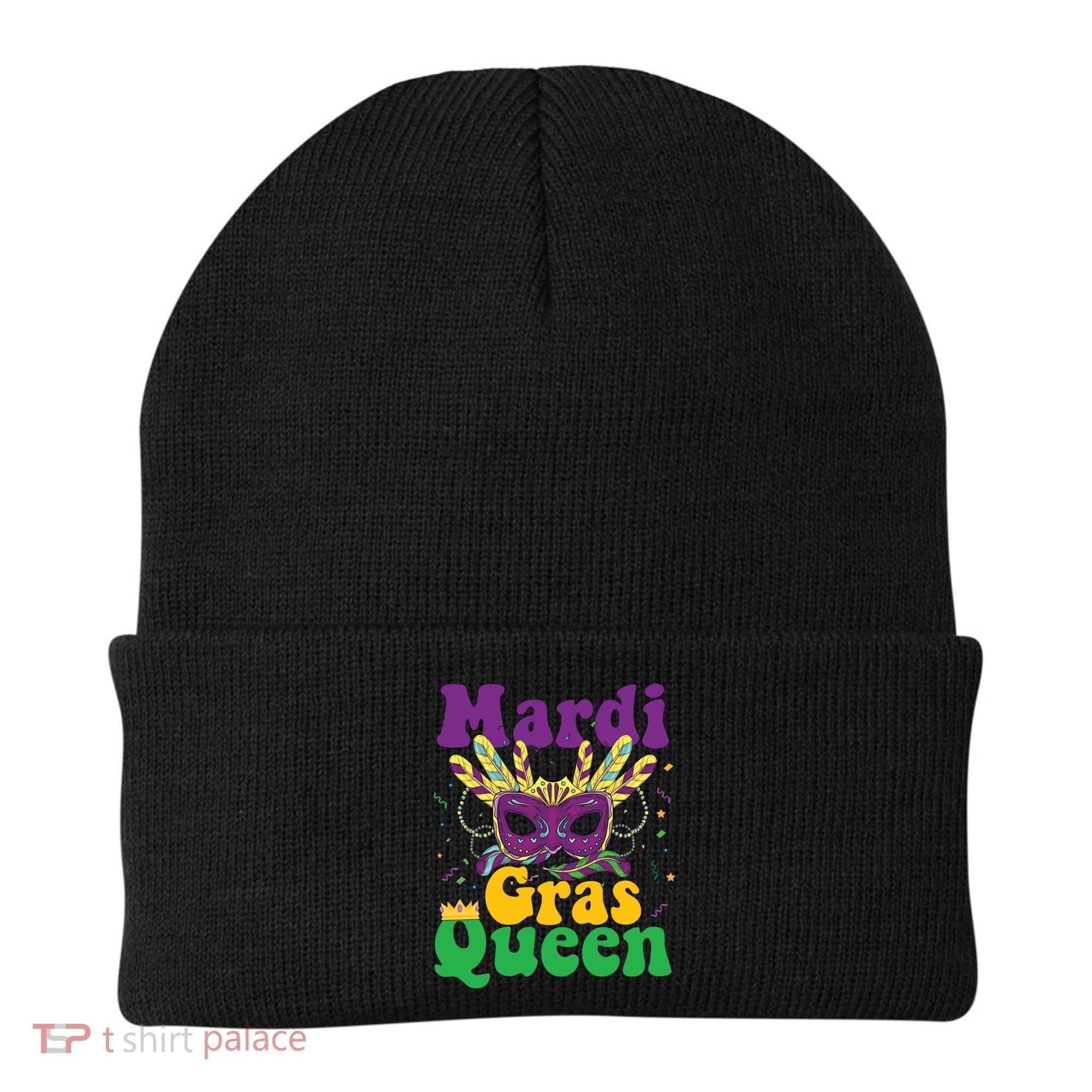 Mardi Gras Queen Funny Costume Mardi Gras Beanie