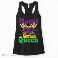 Mardi Gras Queen Funny Costume Mardi Gras Women's Tank Top thumb 0