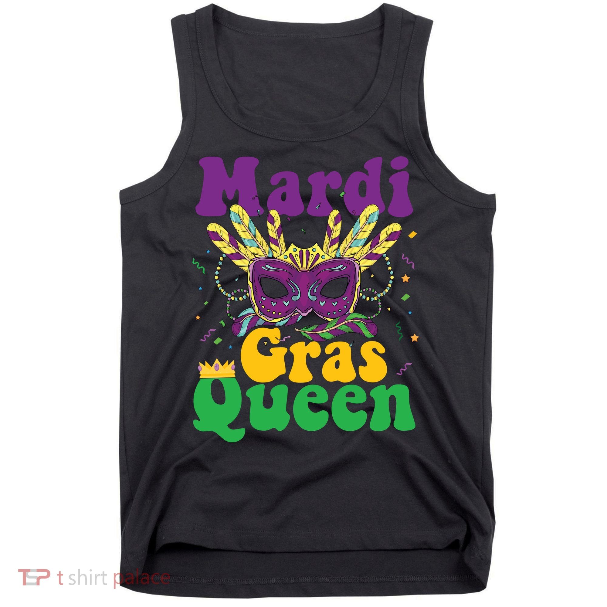 Mardi Gras Queen Funny Costume Mardi Gras Tank Top