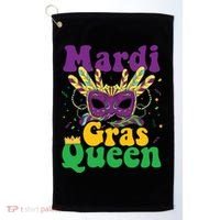 Mardi Gras Queen Funny Costume Mardi Gras Golf Towel thumb 0