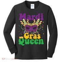 Mardi Gras Queen Funny Costume Mardi Gras Kids Long Sleeve Shirt thumb 0
