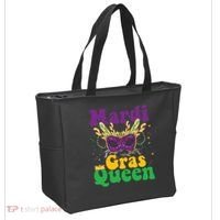 Mardi Gras Queen Funny Costume Mardi Gras Tote Bag thumb 2