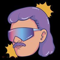 Mullet Guy Retro Apron thumb 3