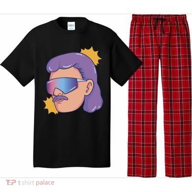 Mullet Guy Retro Pajama Set