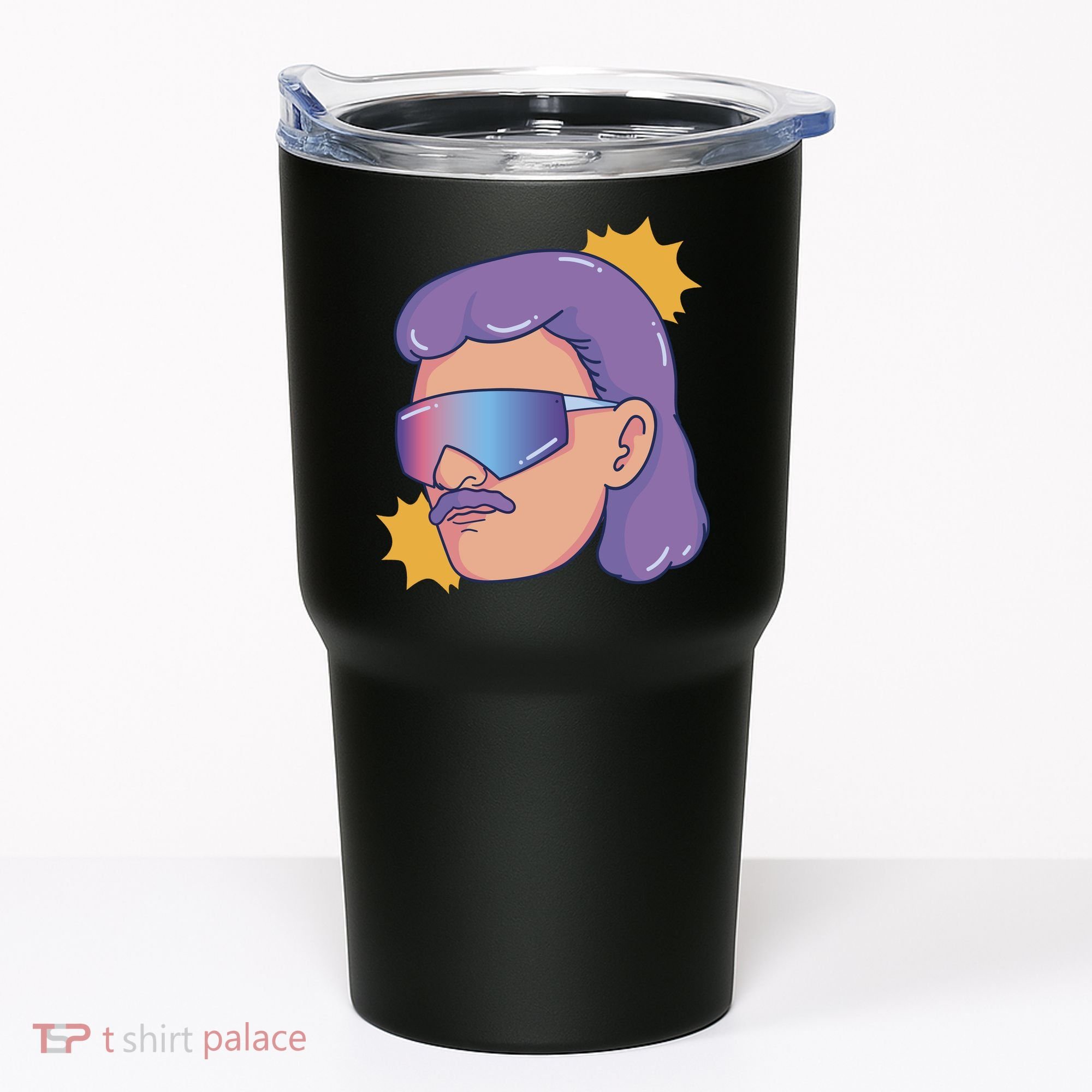 Mullet Guy Retro Tumbler