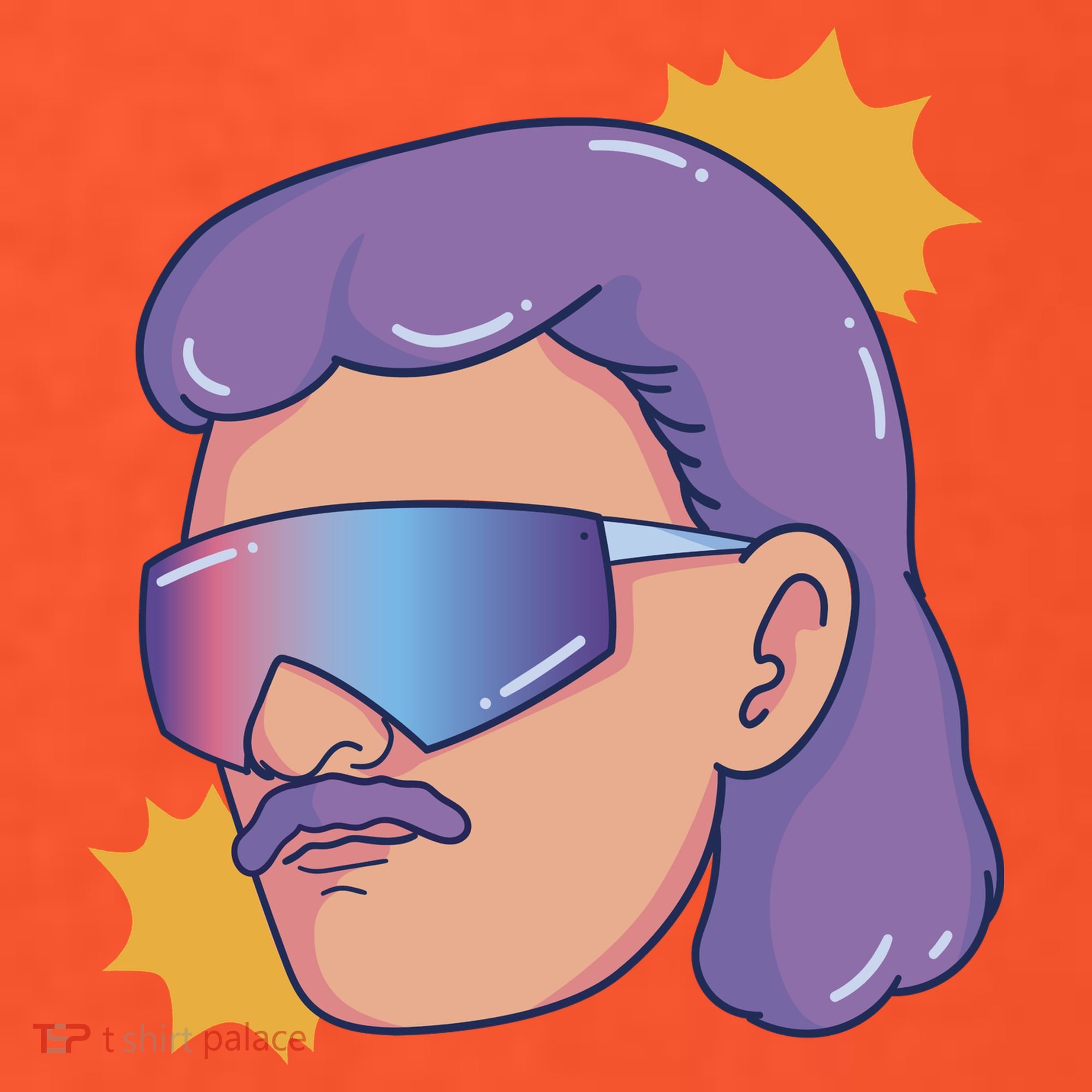 Mullet Guy Retro Women's T-Shirt