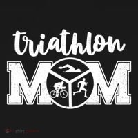 Mom Graphic Run Bike Swim Triathlon Triathlete Sports Cool Gift Pajama Set thumb 2