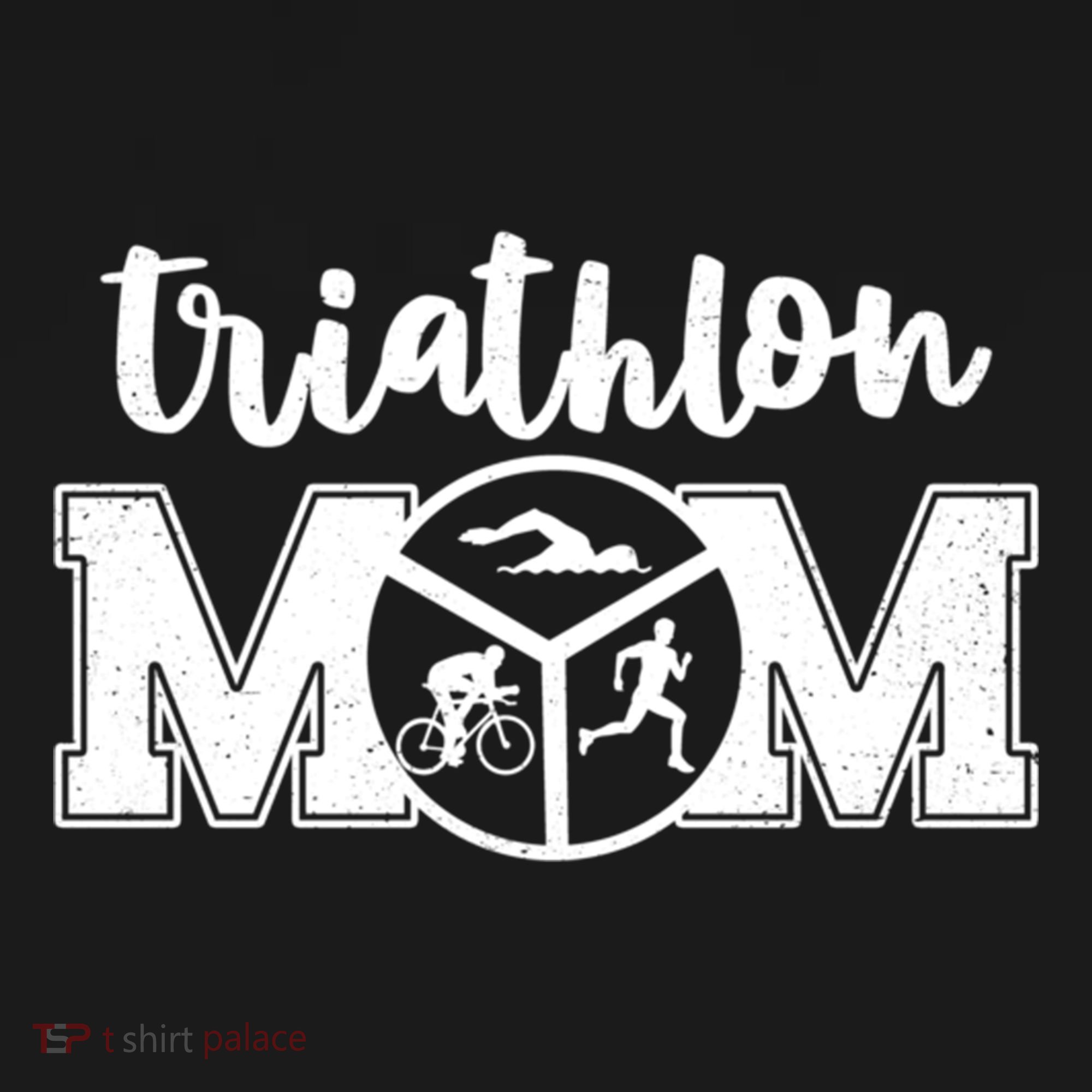 Mom Graphic Run Bike Swim Triathlon Triathlete Sports Cool Gift Pajama Set