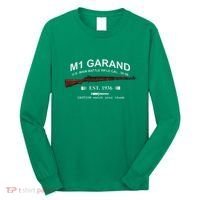 M1 Garand Rifle Gun Wwii Watch Your Thumb Est 1936 Graphic Long Sleeve Shirt thumb 0