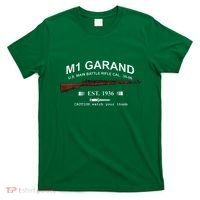 M1 Garand Rifle Gun Wwii Watch Your Thumb Est 1936 Graphic T-Shirt thumb 0