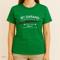 M1 Garand Rifle Gun Wwii Watch Your Thumb Est 1936 Graphic T-Shirt thumb 4