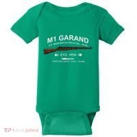 M1 Garand Rifle Gun Wwii Watch Your Thumb Est 1936 Graphic Baby Bodysuit thumb 0