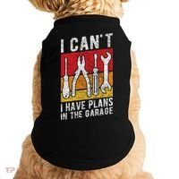 Mechanic Gift Retro Style I Cant I Have Plans In The Garage Cute Gift Doggie Tank thumb 0