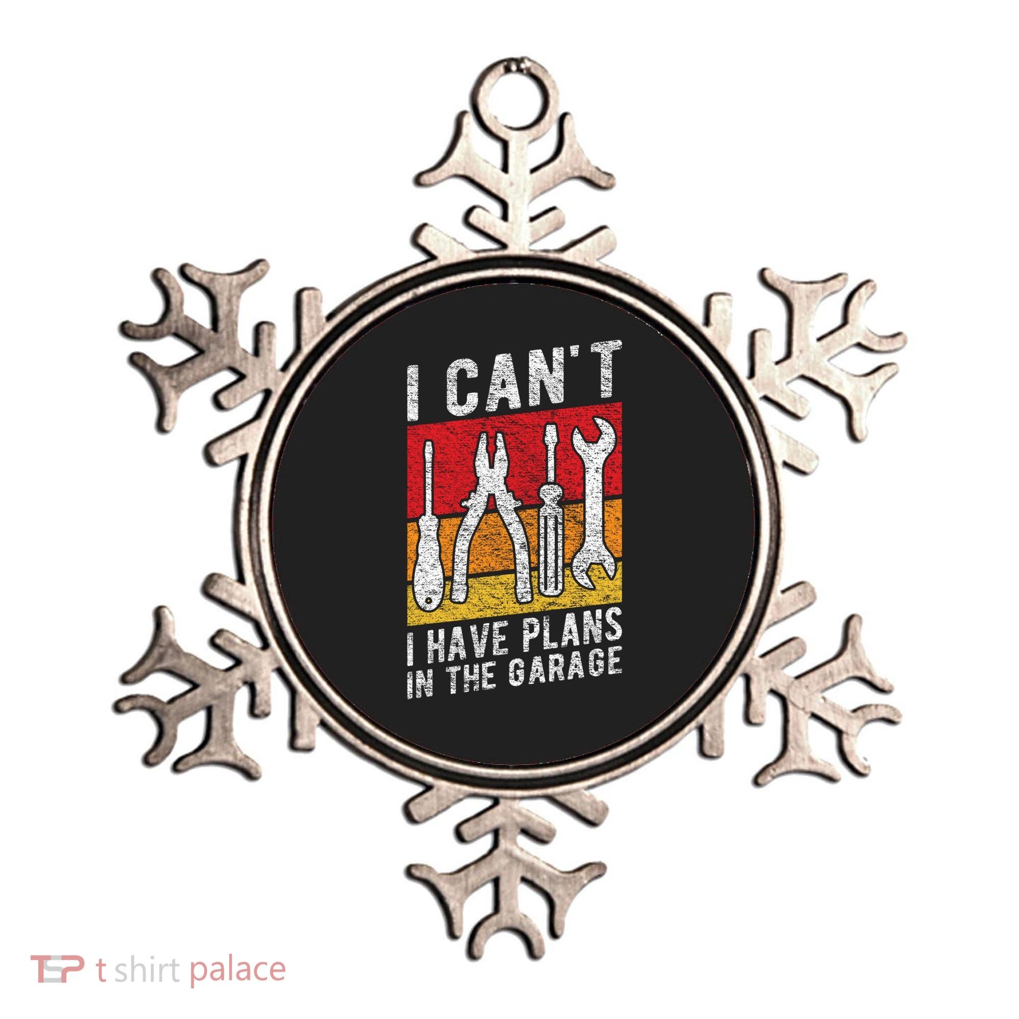 Mechanic Gift Retro Style I Cant I Have Plans In The Garage Cute Gift Ornament
