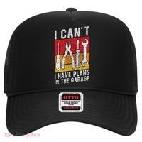 Mechanic Gift Retro Style I Cant I Have Plans In The Garage Cute Gift Hat thumb 0