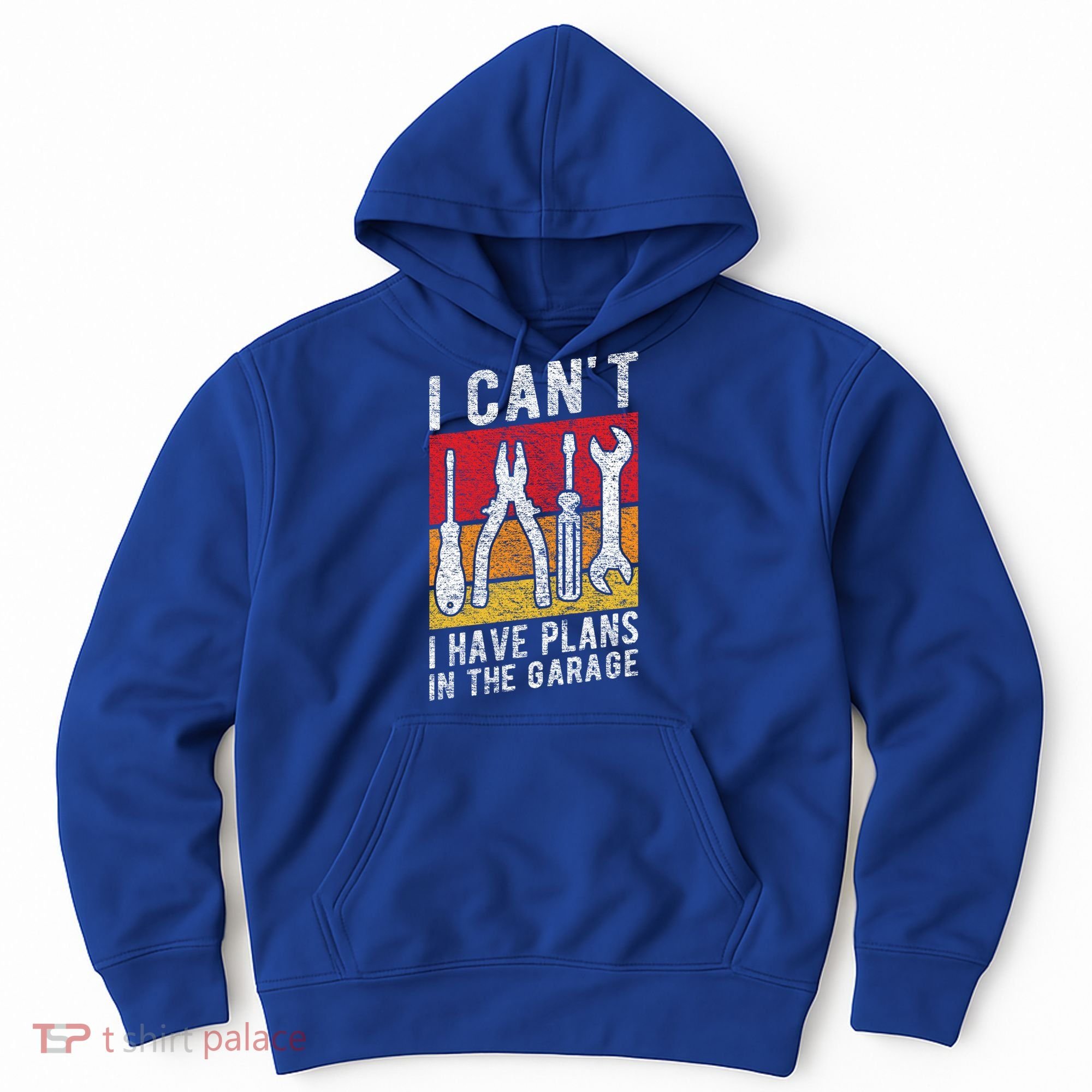 Mechanic Gift Retro Style I Cant I Have Plans In The Garage Cute Gift Hoodie