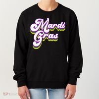 Mardi Gras Retro Festive Celebration Women's Sweatshirt thumb 0