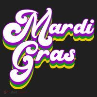 Mardi Gras Retro Festive Celebration Women's Sweatshirt thumb 2