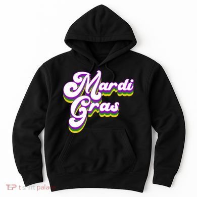 Mardi Gras Retro Festive Celebration Hoodie