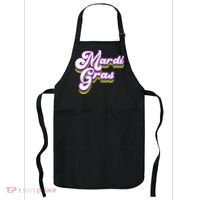 Mardi Gras Retro Festive Celebration Apron thumb 0