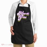 Mardi Gras Retro Festive Celebration Apron thumb 2
