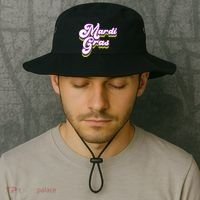 Mardi Gras Retro Festive Celebration Bucket Hat thumb 2