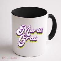 Mardi Gras Retro Festive Celebration Coffee Mug thumb 1