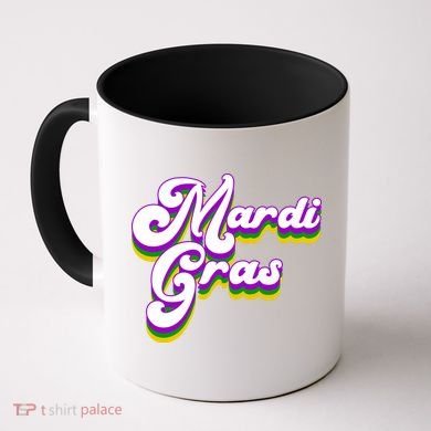 Mardi Gras Retro Festive Celebration Coffee Mug