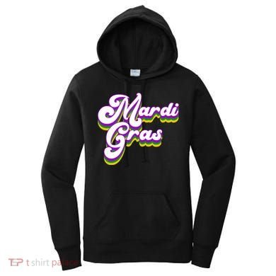 Mardi Gras Retro Festive Celebration Women's Hoodie