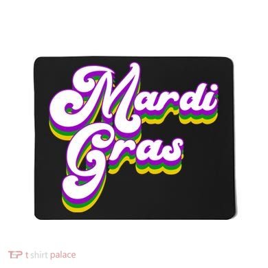 Mardi Gras Retro Festive Celebration Mousepad