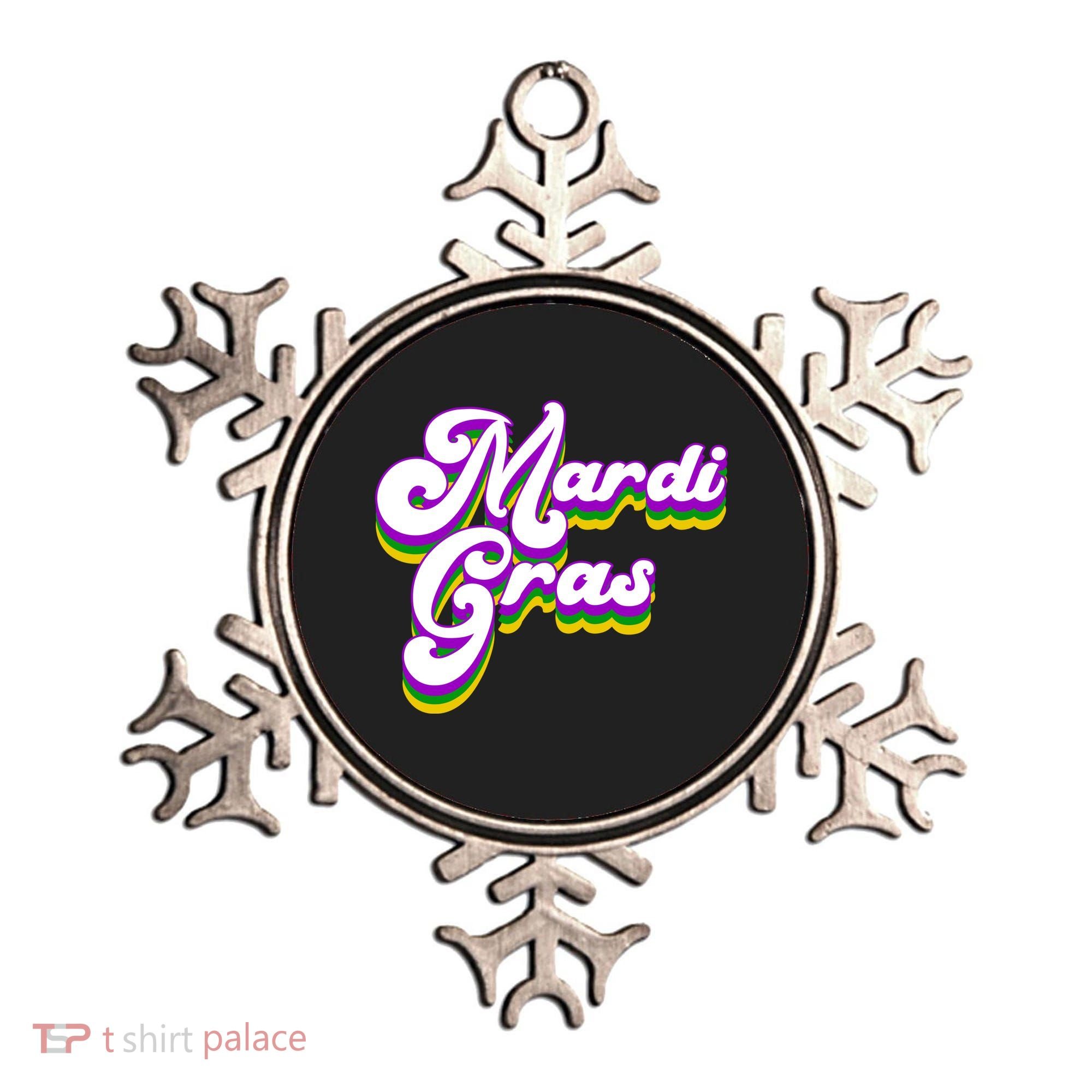 Mardi Gras Retro Festive Celebration Ornament