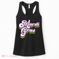 Mardi Gras Retro Festive Celebration Women's Tank Top thumb 0