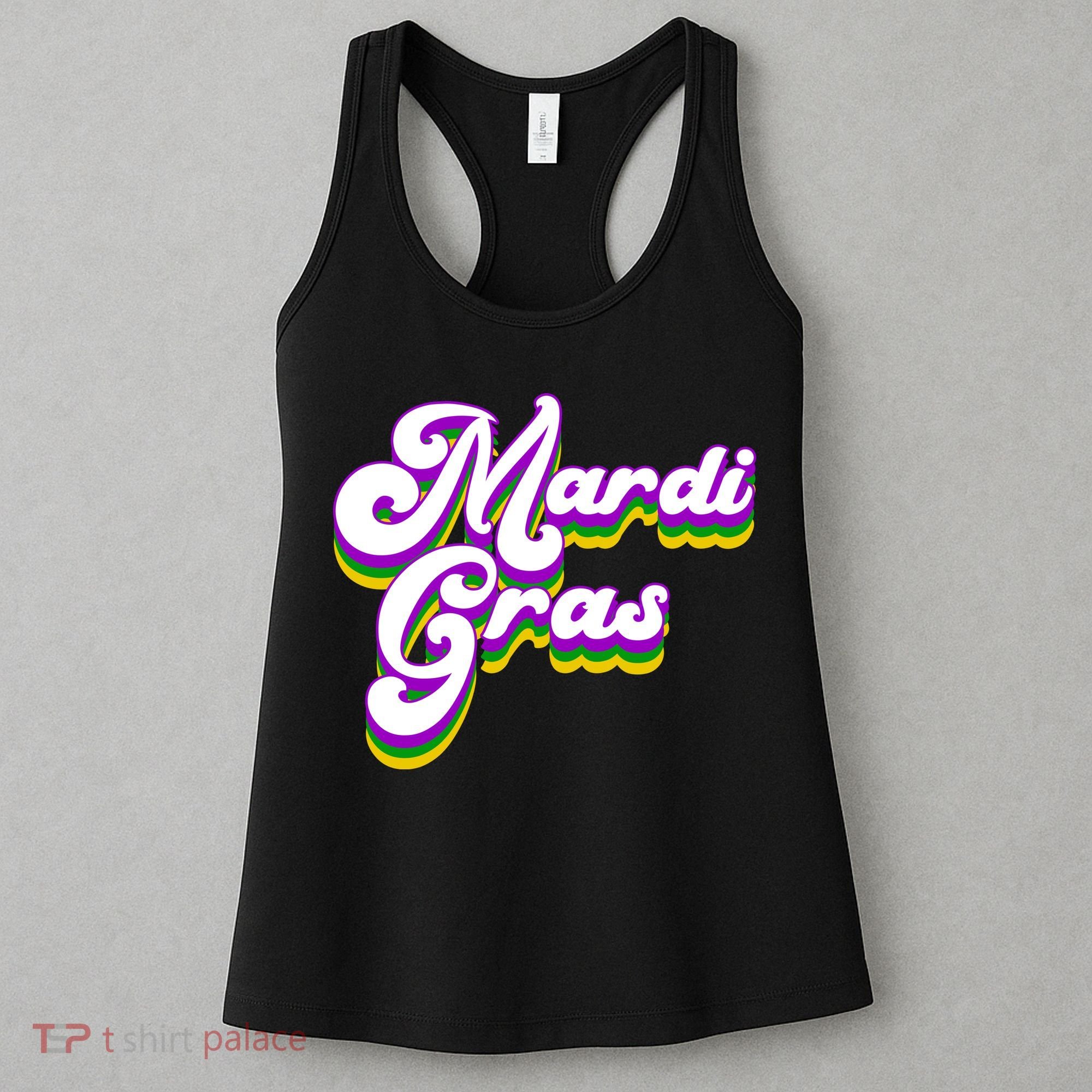 Mardi Gras Retro Festive Celebration Women's Tank Top
