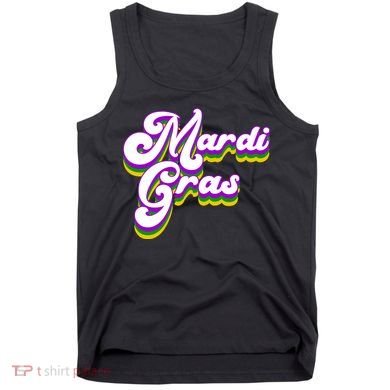 Mardi Gras Retro Festive Celebration Tank Top