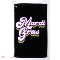Mardi Gras Retro Festive Celebration Golf Towel thumb 0