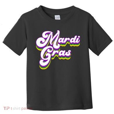 Mardi Gras Retro Festive Celebration Toddler T-Shirt