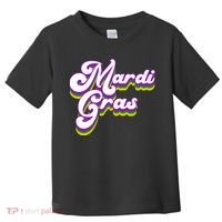 Mardi Gras Retro Festive Celebration Toddler T-Shirt thumb 0