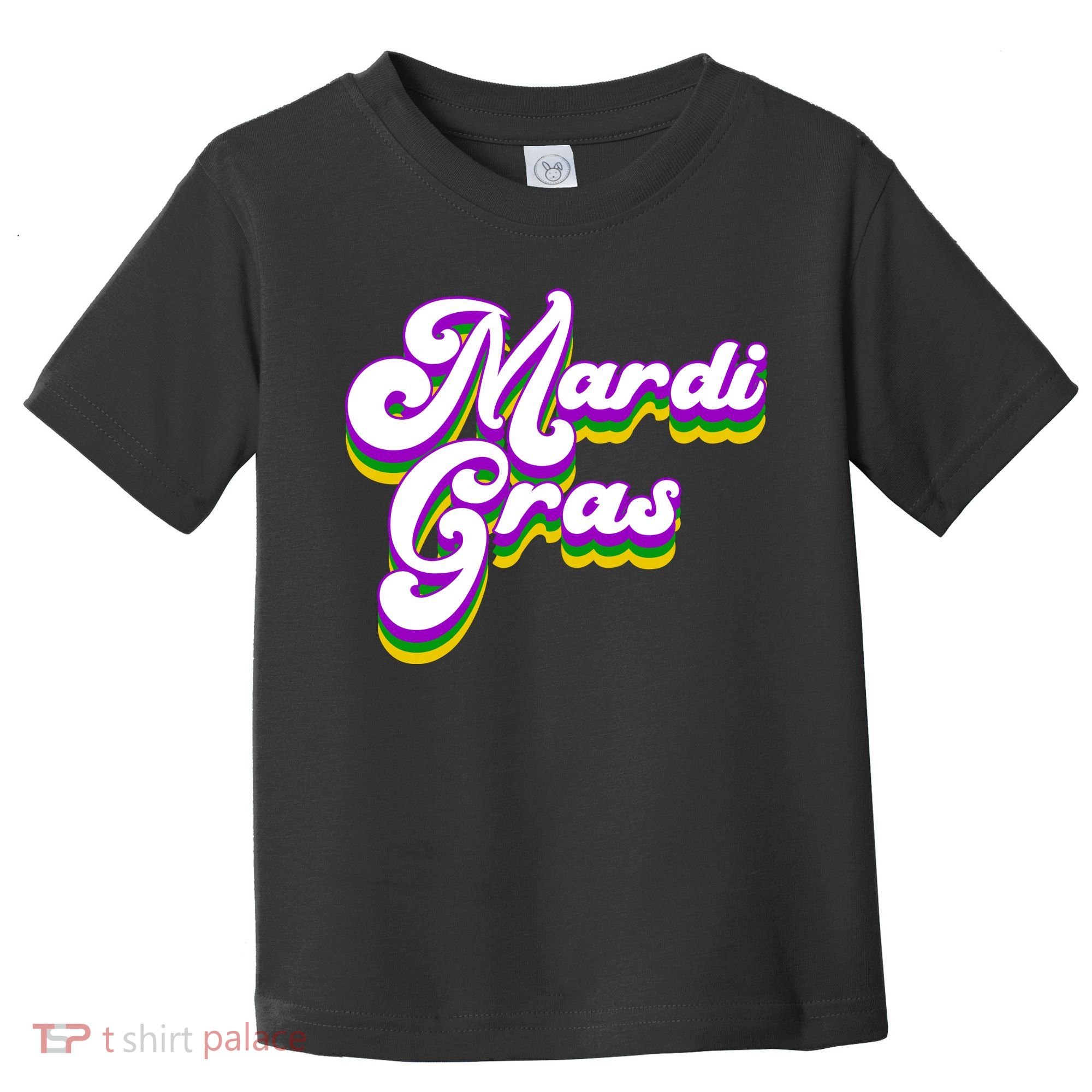 Mardi Gras Retro Festive Celebration Toddler T-Shirt
