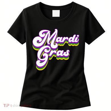 Mardi Gras Retro Festive Celebration Women's T-Shirt