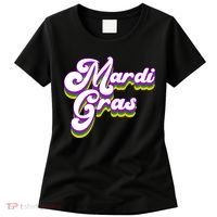 Mardi Gras Retro Festive Celebration Women's T-Shirt thumb 0