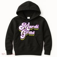 Mardi Gras Retro Festive Celebration Kids Hoodie thumb 0
