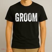 Matching Getting Ready Bride & Groom Wedding Groom T-Shirt thumb 3