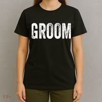 Matching Getting Ready Bride & Groom Wedding Groom T-Shirt thumb 4