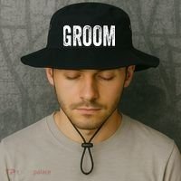 Matching Getting Ready Bride & Groom Wedding Groom Bucket Hat thumb 2